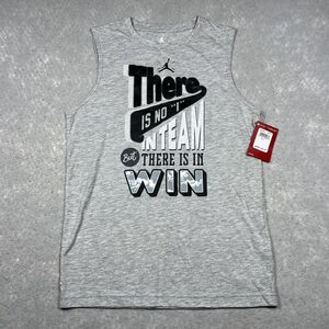 Nike Jordan Flight Shirt Size Large Gray Tank Top Sleeveless NWT